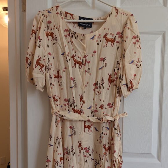 Princess Highway Woodland Deer Dress - Picture 1 of 9
